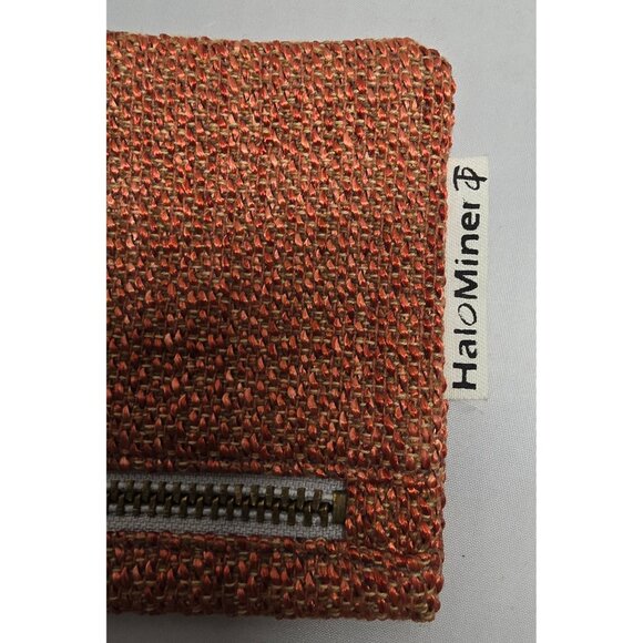 Handmade Upcycled Tweed Zipper Wristlet By Eco-Conscious Designer HaloMiner - Picture 2 of 7